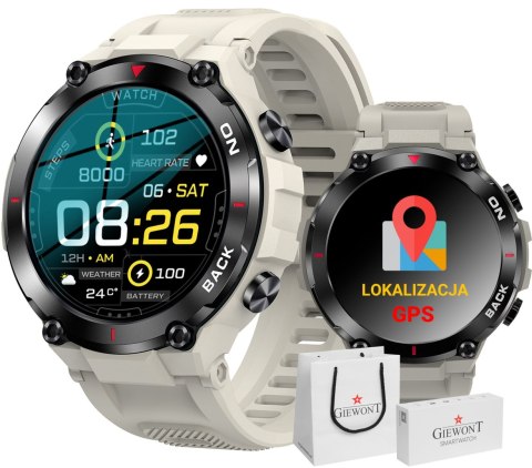 Giewont Smartwatch GIEWONT Pionier GPS GW460-3 - Light Stone