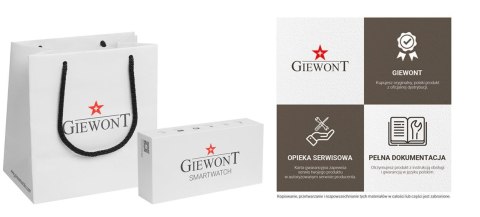 Giewont Smartwatch GIEWONT Pionier GPS GW460-3 - Light Stone