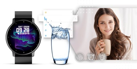 Giewont Smartwatch GIEWONT Sport Around PRO SmartCall GW120-2 PRO - Carbon