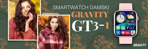 Gravity Smartwatch Damski Gravity GT3-1