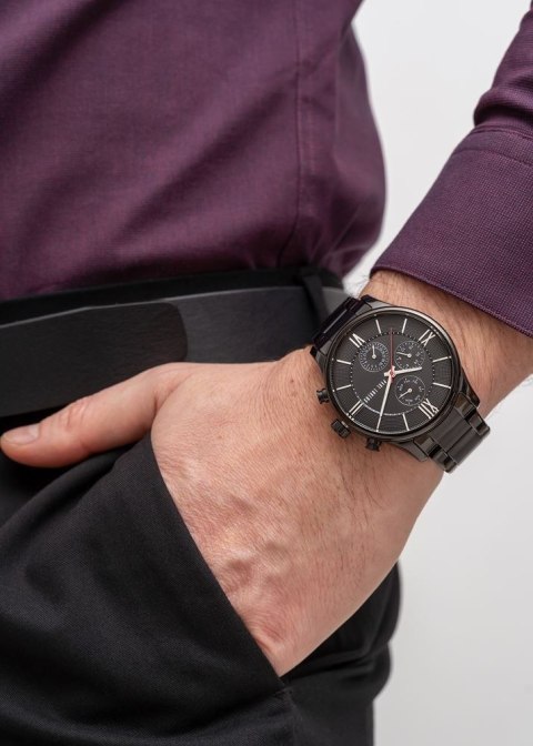 Paul Lorens Zegarek Męski Paul Lorens PL11652B6-1A5