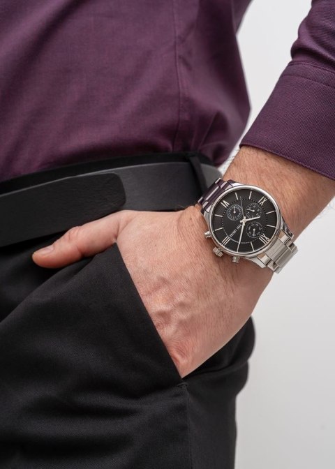 Paul Lorens Zegarek Męski Paul Lorens PL11652B6-1C1