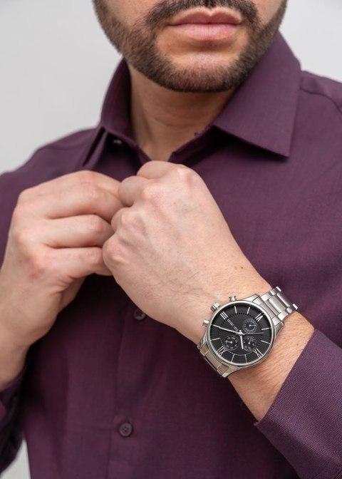 Paul Lorens Zegarek Męski Paul Lorens PL11652B6-1C1