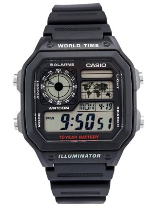 Casio ZEGAREK MĘSKI CASIO AE-1200WH-1AVCF (zd146a) + BOX