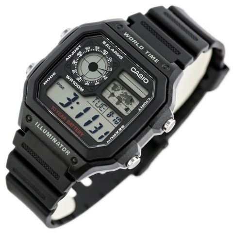 Casio ZEGAREK MĘSKI CASIO AE-1200WH-1AVCF (zd146a) + BOX