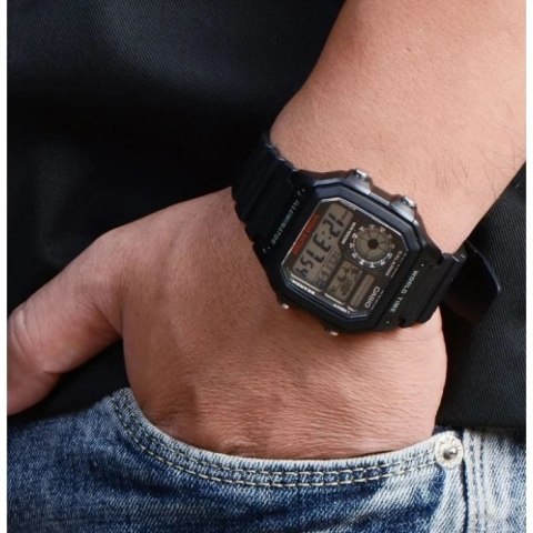 Casio ZEGAREK MĘSKI CASIO AE-1200WH-1AVCF (zd146a) + BOX