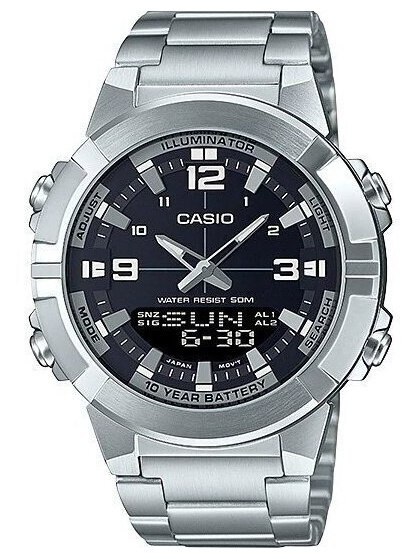 Casio ZEGAREK MĘSKI CASIO AMW-870D-1AVDF + BOX