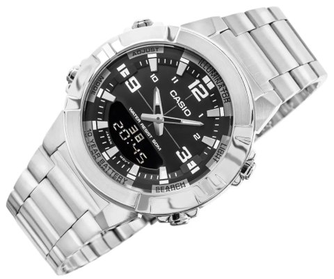 Casio ZEGAREK MĘSKI CASIO AMW-870D-1AVDF + BOX