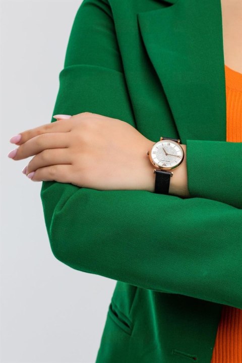 Emporio Armani ZEGAREK DAMSKI EMPORIO ARMANI AR11387 - GIANNI T-BAR (zi549a)