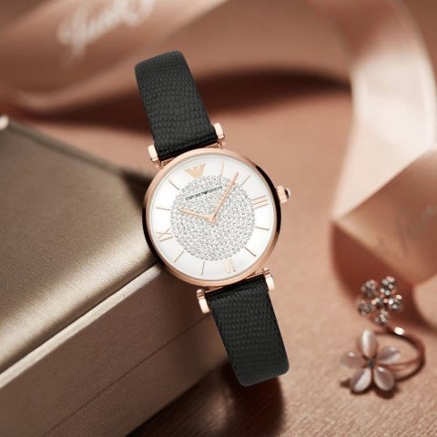 Emporio Armani ZEGAREK DAMSKI EMPORIO ARMANI AR11387 - GIANNI T-BAR (zi549a)