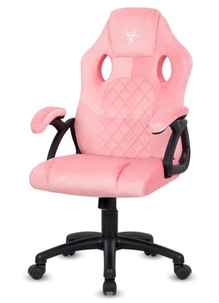 Lugano Fotel obrotowy do biurka CARRERA M ALCANTARA CARO PINK