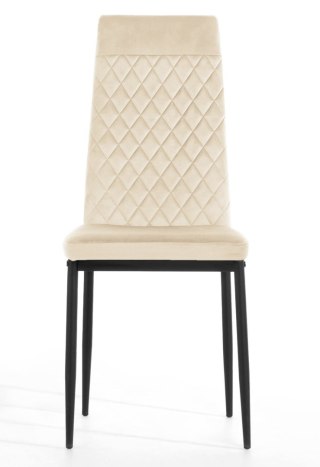 Lugano Krzesło tapicerowane VALVA CARO VELVET BEIGE