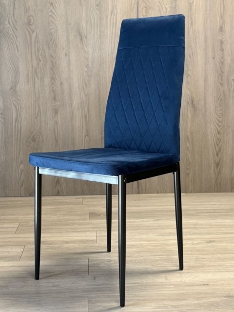 Lugano Krzesło tapicerowane VALVA CARO VELVET BLUE