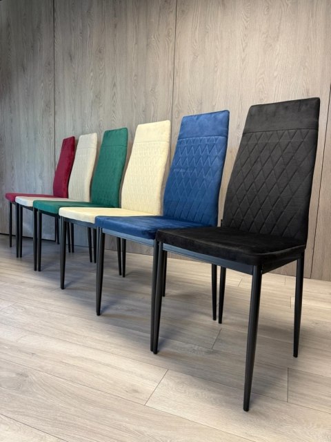 Lugano Krzesło tapicerowane VALVA CARO VELVET GREEN