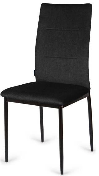 Lugano Krzesło tapicerowane VALVA DUO FABRIC BLACK