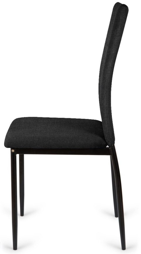 Lugano Krzesło tapicerowane VALVA DUO FABRIC BLACK