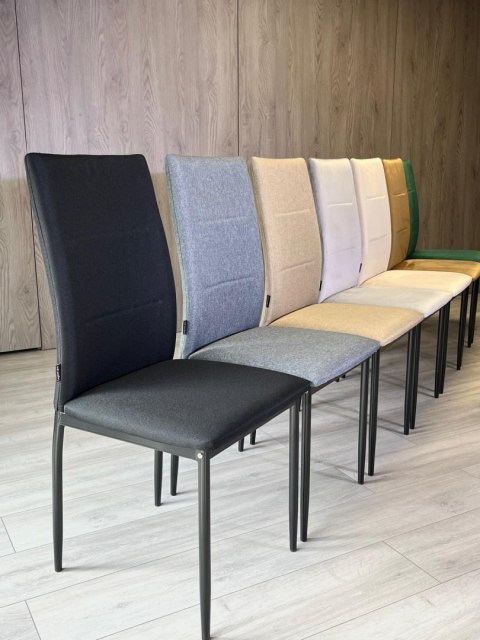 Lugano Krzesło tapicerowane VALVA DUO FABRIC BLACK