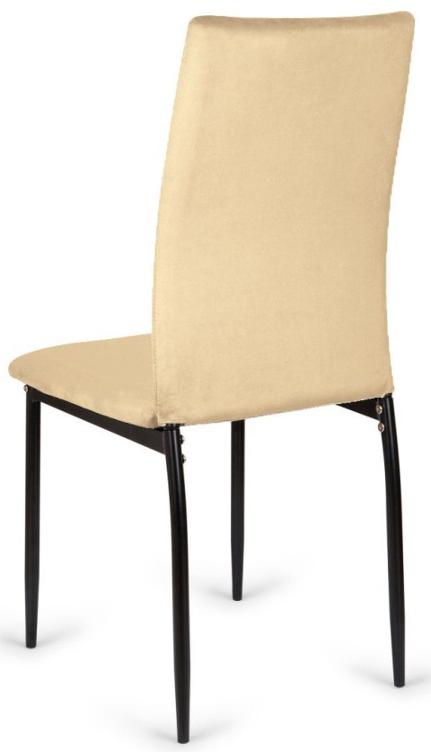 Lugano Krzesło tapicerowane VALVA DUO VELVET BEIGE