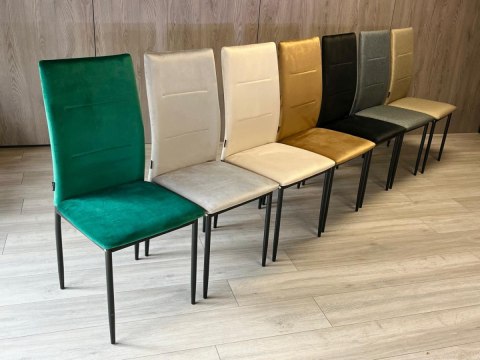 Lugano Krzesło tapicerowane VALVA DUO VELVET GREEN