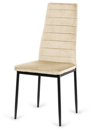 Lugano Krzesło tapicerowane VALVA LINE VELVET BEIGE