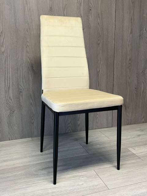 Lugano Krzesło tapicerowane VALVA LINE VELVET BEIGE