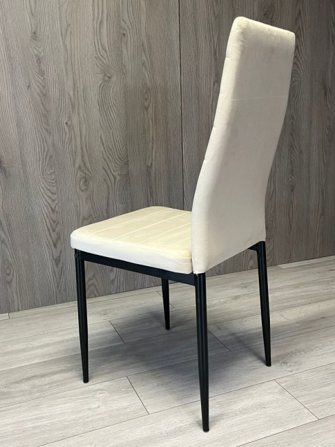 Lugano Krzesło tapicerowane VALVA LINE VELVET BEIGE