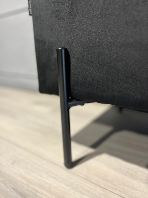 Lugano PUFA kufer Lugano LUZZI BLACK VELVET 95