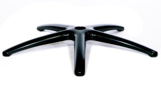 Lugano Podstawa fotela obrotowego XL metalowa 69 cm BLACK MATT