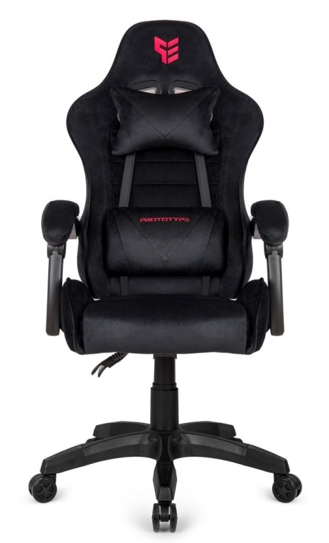 Prototype Fotel obrotowy gamingowy ENZO XL BLACK ALCANTARA