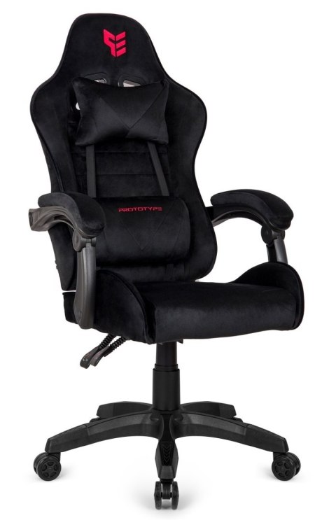 Prototype Fotel obrotowy gamingowy ENZO XL BLACK ALCANTARA