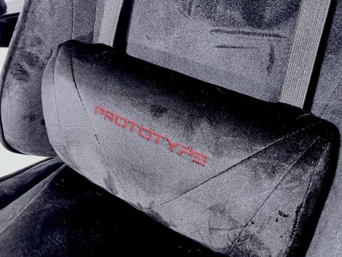 Prototype Fotel obrotowy gamingowy ENZO XL BLACK ALCANTARA