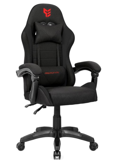 Prototype Fotel obrotowy gamingowy ENZO XL BLACK FABRIC