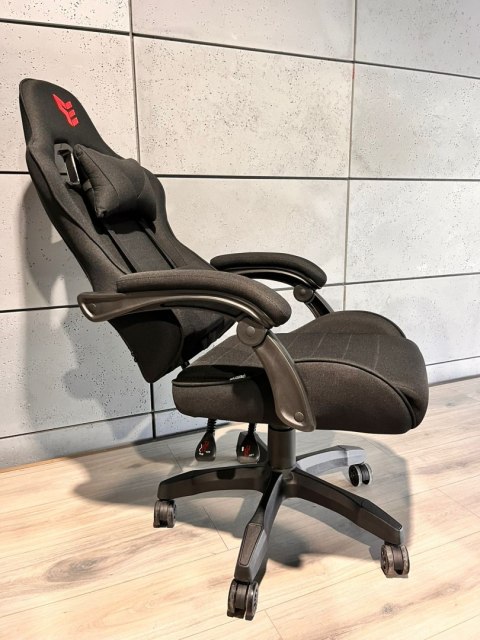 Prototype Fotel obrotowy gamingowy ENZO XL BLACK FABRIC