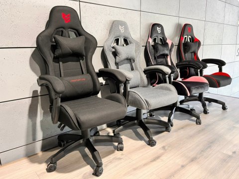 Prototype Fotel obrotowy gamingowy ENZO XL BLACK FABRIC