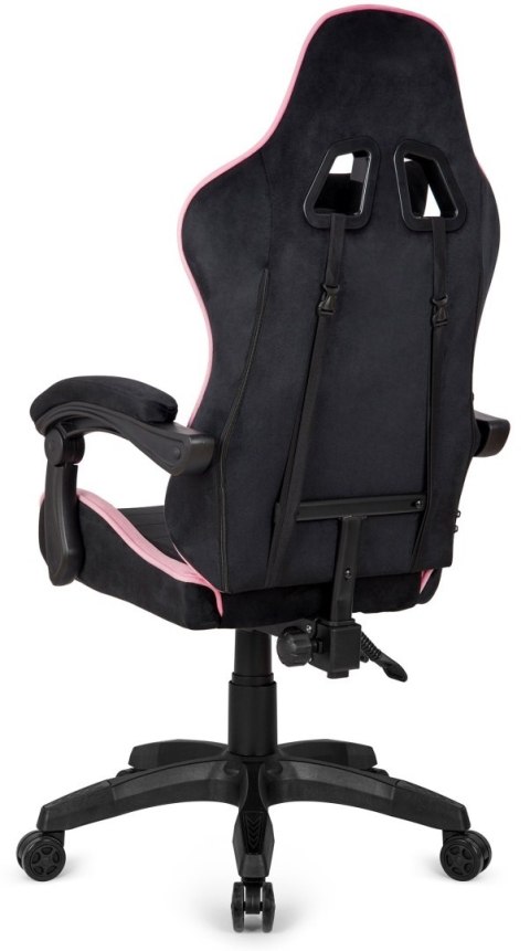 Prototype Fotel obrotowy gamingowy ENZO XL BLACK PINK ALCANTARA