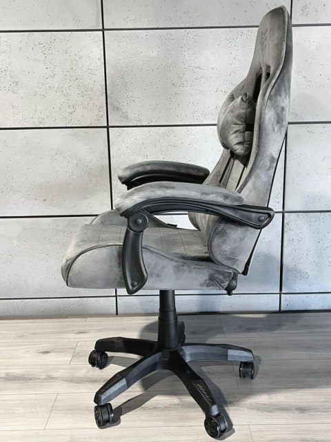 Prototype Fotel obrotowy gamingowy ENZO XL GREY ALCANTARA