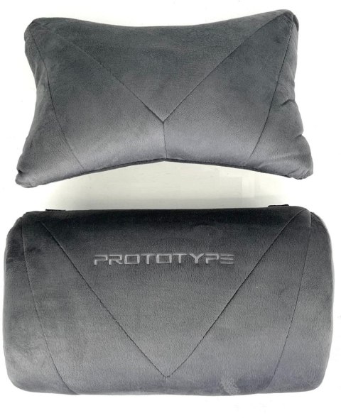 Prototype Fotel obrotowy gamingowy ENZO XL GREY ALCANTARA