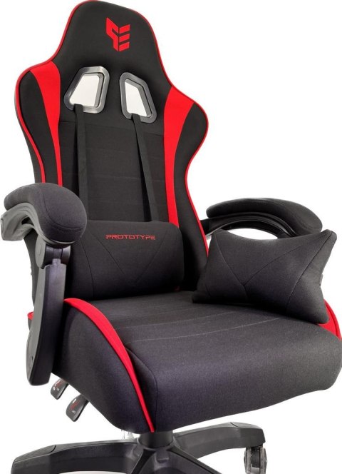 Prototype Fotel obrotowy gamingowy ENZO XL RED FABRIC