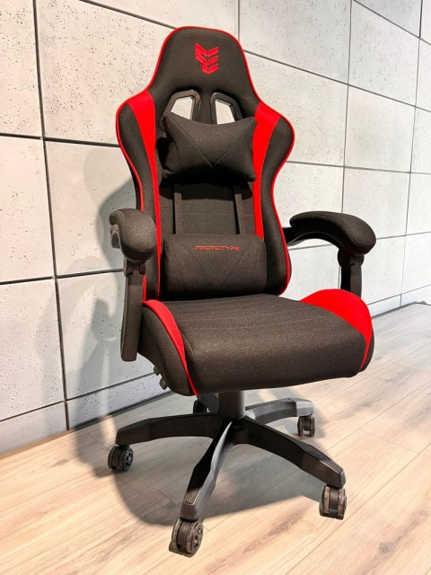Prototype Fotel obrotowy gamingowy ENZO XL RED FABRIC