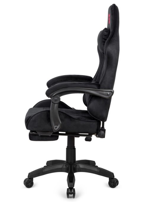 Prototype Fotel obrotowy gamingowy XL POKER PRO BLACK ALCANTARA