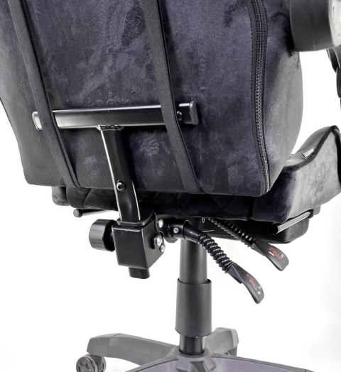 Prototype Fotel obrotowy gamingowy XL POKER PRO BLACK ALCANTARA