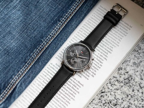 Tommy Hilfiger ZEGAREK MĘSKI TOMMY HILFIGER TYSON 1710586 (zf100g) + BOX