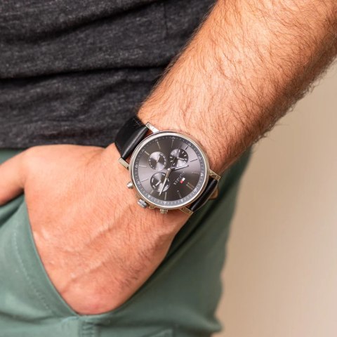 Tommy Hilfiger ZEGAREK MĘSKI TOMMY HILFIGER TYSON 1710586 (zf100g) + BOX