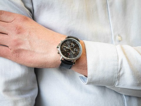 Tommy Hilfiger ZEGAREK MĘSKI TOMMY HILFIGER TYSON 1710586 (zf100g) + BOX