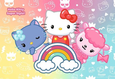 Puzzle 2x24 elementy hello kitty