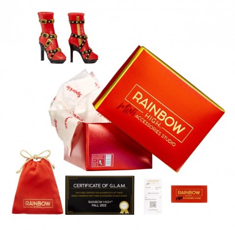 Akcesoria rainbow high buty display 27 sztuk