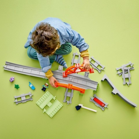 Klocki duplo 10426 most i tory kolejowe - zestaw rozszerzający