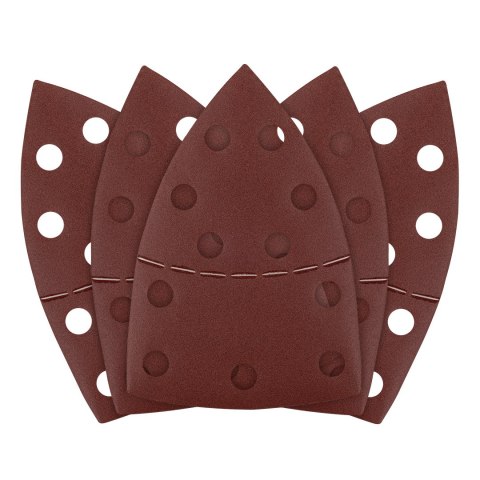 Papiery ścierne na rzep, żelazko 102 x 152 mm, P220, 5 szt., z 11 otworami