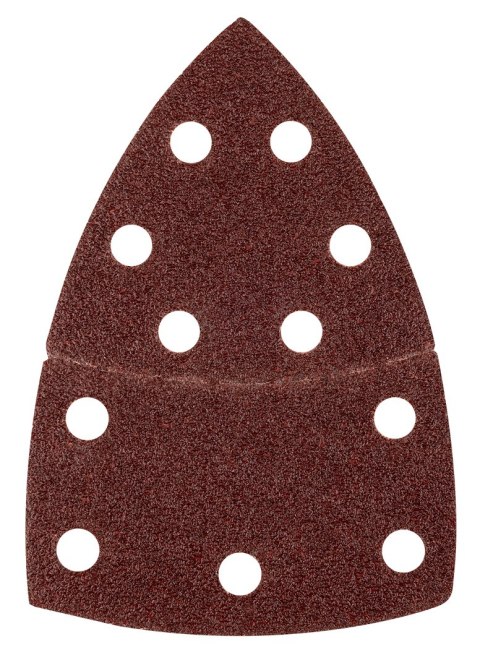 Papiery ścierne na rzep, żelazko 102 x 152 mm, P40, 5 szt., z 11 otworami