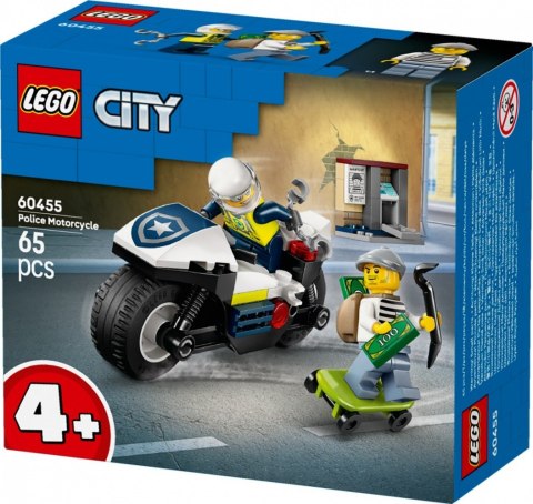 Klocki city 60455 pościg na motocyklu policyjnym